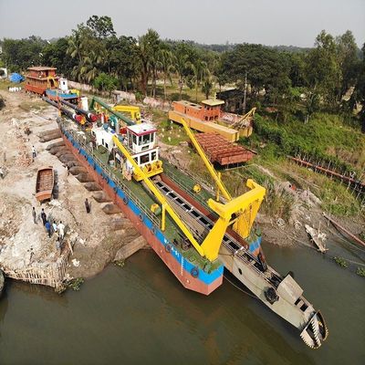 Dieselmotor Sandschneider Saugbagger für Flussschlammbagger Tiefe 0,5 Meter -30 Meter