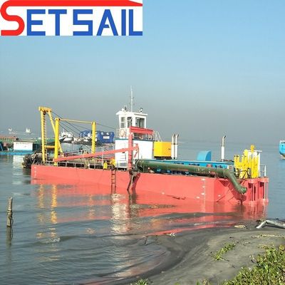 16 Zentimeter großer Saugbagger für das Meer, maximale Baggertiefe 13 Meter, Dieselbetrieb