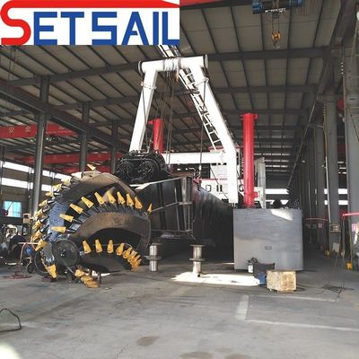 16 Zoll Cutter-Saugbagger mit Ankerboom-Wasserfluss 2500 Kubikmeter Dieselkraft-Typ