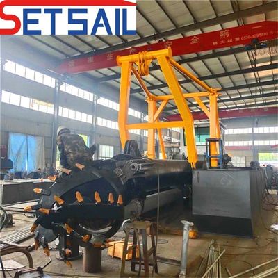 Hydraulischer Schneider, Saugbagger mit 15 km Entladerabstand und importiertem Dieselmotor