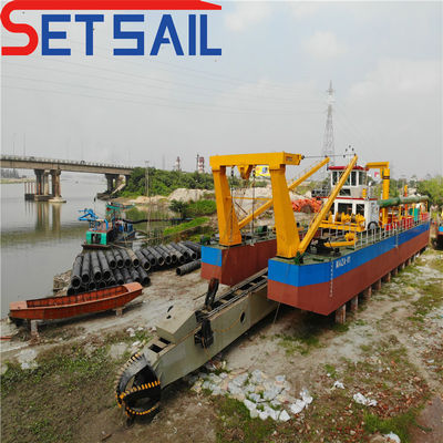Customized Rexroth Hydraulic Cutter Saugbagger mit GPS Weichai Dieselmotor