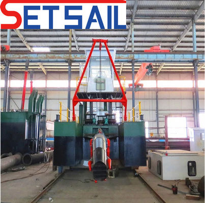 Leistungsfähiger 100m3-2000m3 Jet-Saug Fluss Sand Diamant / Gold Bagger mit Agitate Fallschirm