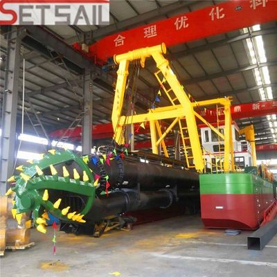 Schneidkopf Durchmesser 2000mm 18 Zoll Leinwand Kapazität 3500m3/h Hydraulischer Sandbagger