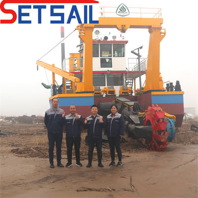 Fluss- und Seesandbagger Hydraulischer Eimerradbagger zur Landgewinnung
