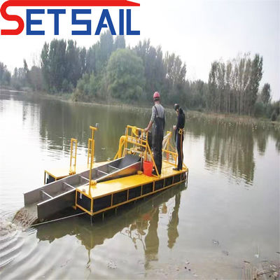 Chain Bucket River Gold- und Diamantenbergbaudräger mit 5,5 kW-20 kW Durm Screen Power