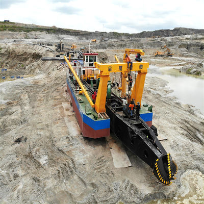 Dieselmotor Sandschneider Saugbagger für Flussschlammbagger Tiefe 0,5 Meter -30 Meter