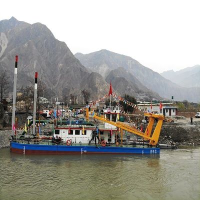 Dieselmotor Sandschneider Saugbagger für Flussschlammbagger Tiefe 0,5 Meter -30 Meter