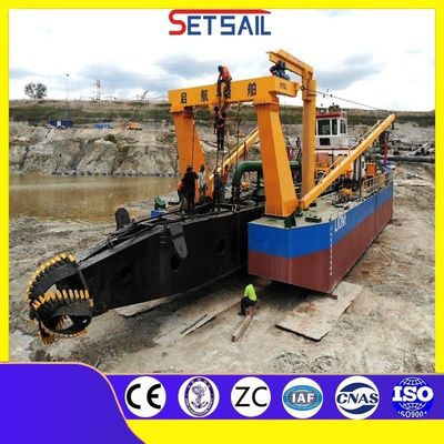 40000kg Paket Bruttogewicht Hydraulische Sandpumpe Dieselmotor Schneider Saugbagger