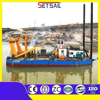 40000kg Paket Bruttogewicht Hydraulische Sandpumpe Dieselmotor Schneider Saugbagger