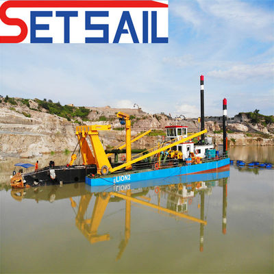 QHCST-61 Hydraulische Steuerung Diesel Enigne Cutter Saugbagger für Reservoirbaggerung