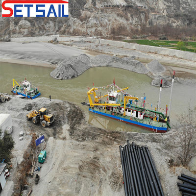 800m3 Wasserstrom-Schneider Sandpumpe Bagger mit gesetzten Segeln und Rexroth Hydrauliksystem