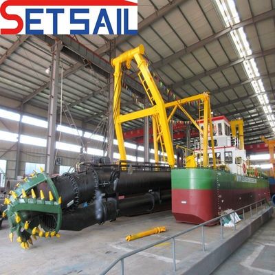 800m3 Wasserstrom-Schneider Sandpumpe Bagger mit gesetzten Segeln und Rexroth Hydrauliksystem