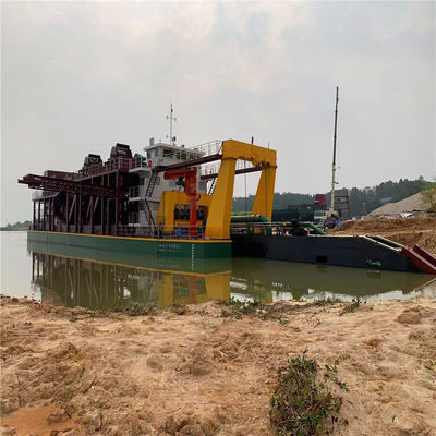 Maßgeschneiderter 10m Baggertiefe Wasserfluss 1500m3 Cutter Saugbagger für Bangladesch