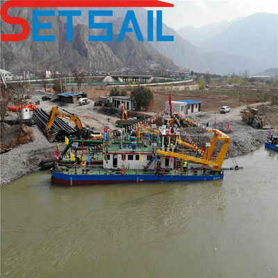 10 Zoll Cutter Saugbagger für Flusssand Gesamtbreite 5,5 m Slot Typ CTS Garantie