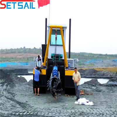 224kw Hilfsmotor 12 Zoll Fluss Sandschneider Saugbagger mit Gusseisen Zyklon