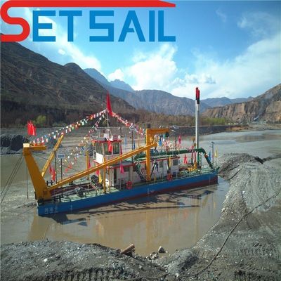 2000 m3 Wasserfluss Hydraulik Diesel 12 Zoll Schneider Saugschlamm Bagger mit 50m Kopf