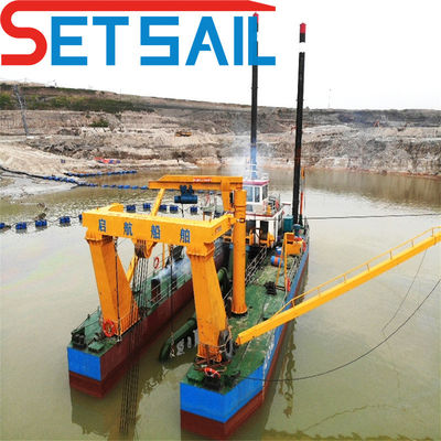 lebenslanger Kundendienst vollautomatischer Diesel 14 Zoll Sandpumpenbagger mit Hydraulik