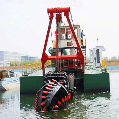 16 Zoll Sandpumpe Schneider Saugbagger mit 70kw Schneiderkopf Leistung und Ankerstange