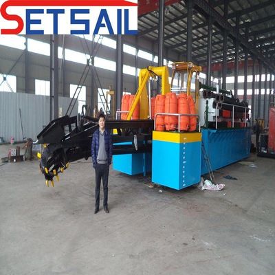 8 mm Seitenplattenstärke 16 Zoll Schneider-Saugbagger mit Rexroth-Hydrauliksystem