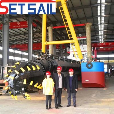 Shijiazhuang 26 Zoll Fluss Sand Dreger mit Rexroth Hydraulikpumpe und Unterwasserpumpe