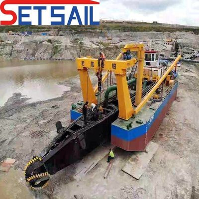 Shijiazhuang 26 Zoll Fluss Sand Dreger mit Rexroth Hydraulikpumpe und Unterwasserpumpe