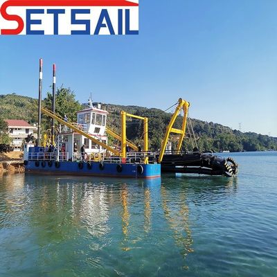 16 Zoll Cutter-Saugbagger mit Ankerboom-Wasserfluss 2500 Kubikmeter Dieselkraft-Typ