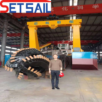 Pumpkopf 39-65m Hafen-Hydraulikschneider Saugbaggerungsanlage für Sand und Silde