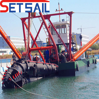 Anpassungsfähige Anforderung Hydraulische Winde 14 Zoll Schneider Saugschlamm Bagger für Flusssand