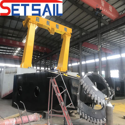 Deutschland Hydraulisches System 14 Zoll Schneidmaschine Saugschleppmaschine mit 2000 m3/h Wasserfluss