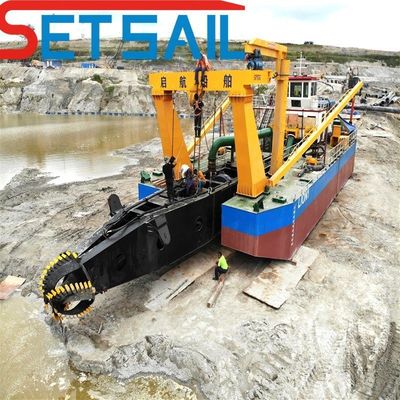 500-5000 m Entlastungsdistanz Prozess See Schlammschneider Saugschleifschleifschleifmaschine für Flusssand