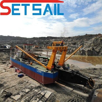 500-5000 m Entlastungsdistanz Prozess See Schlammschneider Saugschleifschleifschleifmaschine für Flusssand