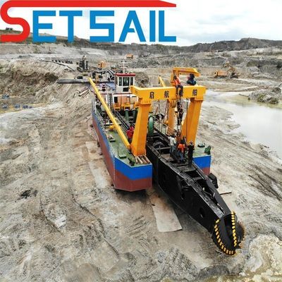 500-5000 m Entlastungsdistanz Prozess See Schlammschneider Saugschleifschleifschleifmaschine für Flusssand