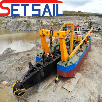 Schnittmaschine zur Absaugung von Flusssand bei Brennstoffverbrauch 34L-500L