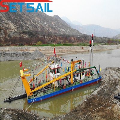 Niedriger Ausfall Hydraulisches System 14 Zoll Schneider Saugbagger für 1500m Entlastung Entfernung