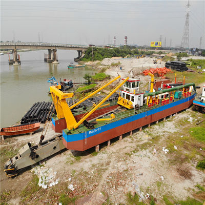 Full Cutter Saugbagger mit Booster Station 250ND-800ND Pumpengröße und 39-65m Kopf