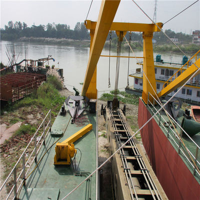 Dieselmotor-Schneider-Saugbagger mit CE-Zertifizierung und 450-20000m3 Wasserfluss