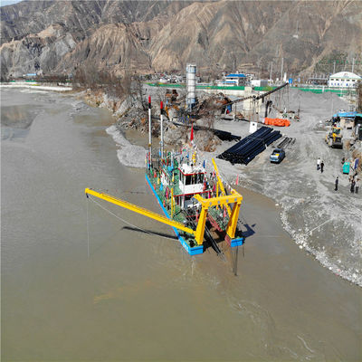 Dieselmotor-Schneider-Saugbagger mit CE-Zertifizierung und 450-20000m3 Wasserfluss