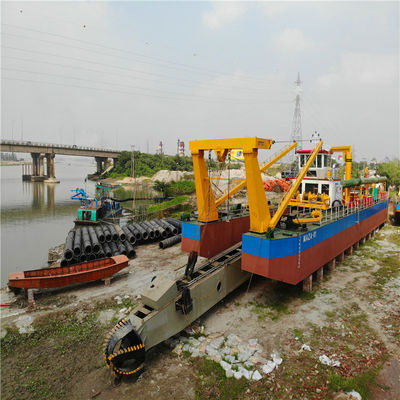 CTS-Schlittenmaschine mit hydraulischer Steuerung Schneidkopf Schneidkopf Saugbaggermaschine mit Spud