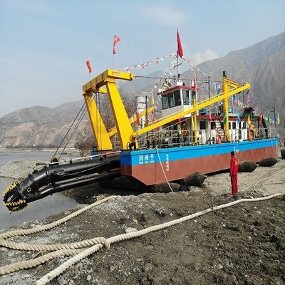 450-20000m3 Wasserfluss Anker Boom Cutter Saugschlamm Baggermaschine mit Durchflussmesser