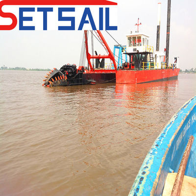 QHCTS-1 Hydraulische Steuerung Dieselmotor Antrieb Pumpe Schneider Saugschiff für Wasserfluss