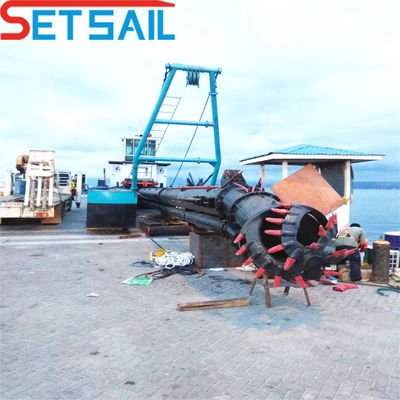 Hydrozyklone Zyklon Typ Dieselmotor Fluss Sandbagger mit Hydraulik-Schneider Sandpumpe