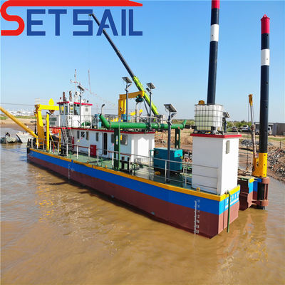10 Zoll Cutter Saugbagger für Fluss Sand Dieselmotor und Hydraulikpumpe enthalten