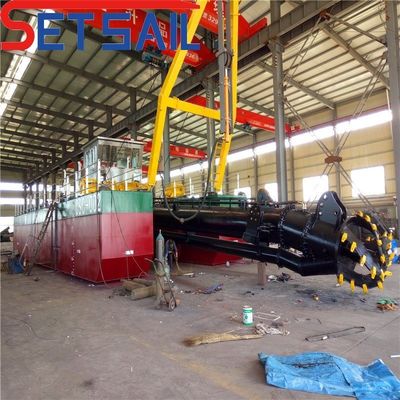 10 Zoll Cutter Saugbagger für Fluss Sand Dieselmotor und Hydraulikpumpe enthalten