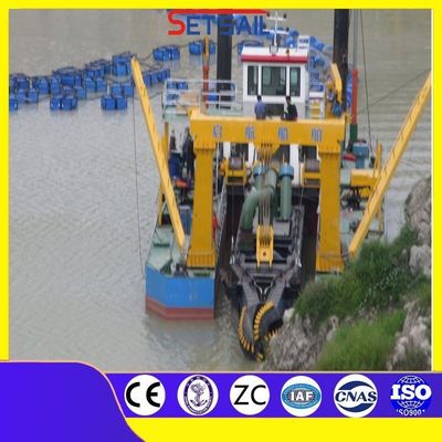 10 Zoll Siemens PLC Dieselmotor Fluss Sandbagger mit Zyklon Typ Hydrozyklon