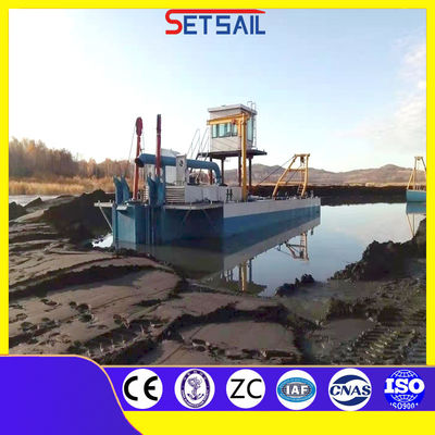 120 Tonnen Gesamtgewicht 31 Meter 12 Zoll Schneider Saugbagger Fluss Sandboot für See Schlamm