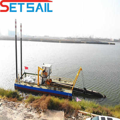10 Zoll Cutter Saug Fluss Sand Bagger für Nigeria mit 1000m Entladung Entfernung