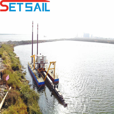 10 Zoll Cutter Saug Fluss Sand Bagger für Nigeria mit 1000m Entladung Entfernung
