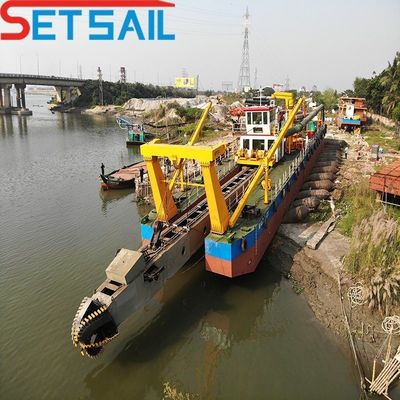 10 Zoll Dieselmotor Schneider Saugbagger mit Ankerboom Gesamthöhe 1,48 Meter