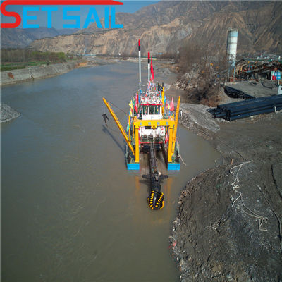 Hydraulische Schlammpumpe-Saugbagger mit Schneidkopf und 50-100 Schneidzähnen des Zyklontyps