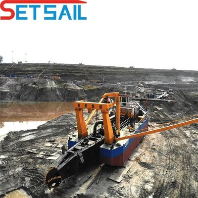 10 Zoll Cutter Saugpumpe Bagger für Flusssand innerhalb von 8 Metern Baggertiefe